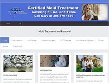 Tablet Screenshot of certifiedmoldtreatment.com